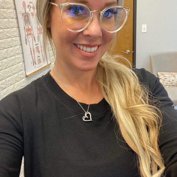 Sterling Silver Diamond Necklace - Picture 3 of 3